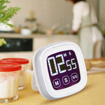 LCD Digital Touch Screen Kitchen Timer Practical Cooking Timer Countdown Count UP Alarm Clock Kitchen Gadgets Cooking Tools