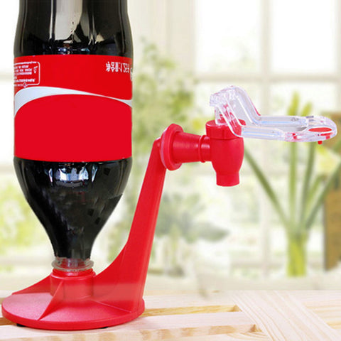 Hot Attractive Novelty Saver Soda Dispenser Bottle Coke Upside Down Drinking Water Dispense Machine Gadget Party Home Bar