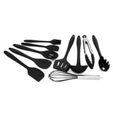 10PCS/SET Environmental Safe Silicone Cooking Tools Practical Home Kitchen Dinnerware Tableware Cooking Gadgets Tools