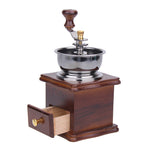 Wooden Metal Manual Coffee Grinder Retro Mini Coffee Mill Bean Machine Kitchen Gadgets